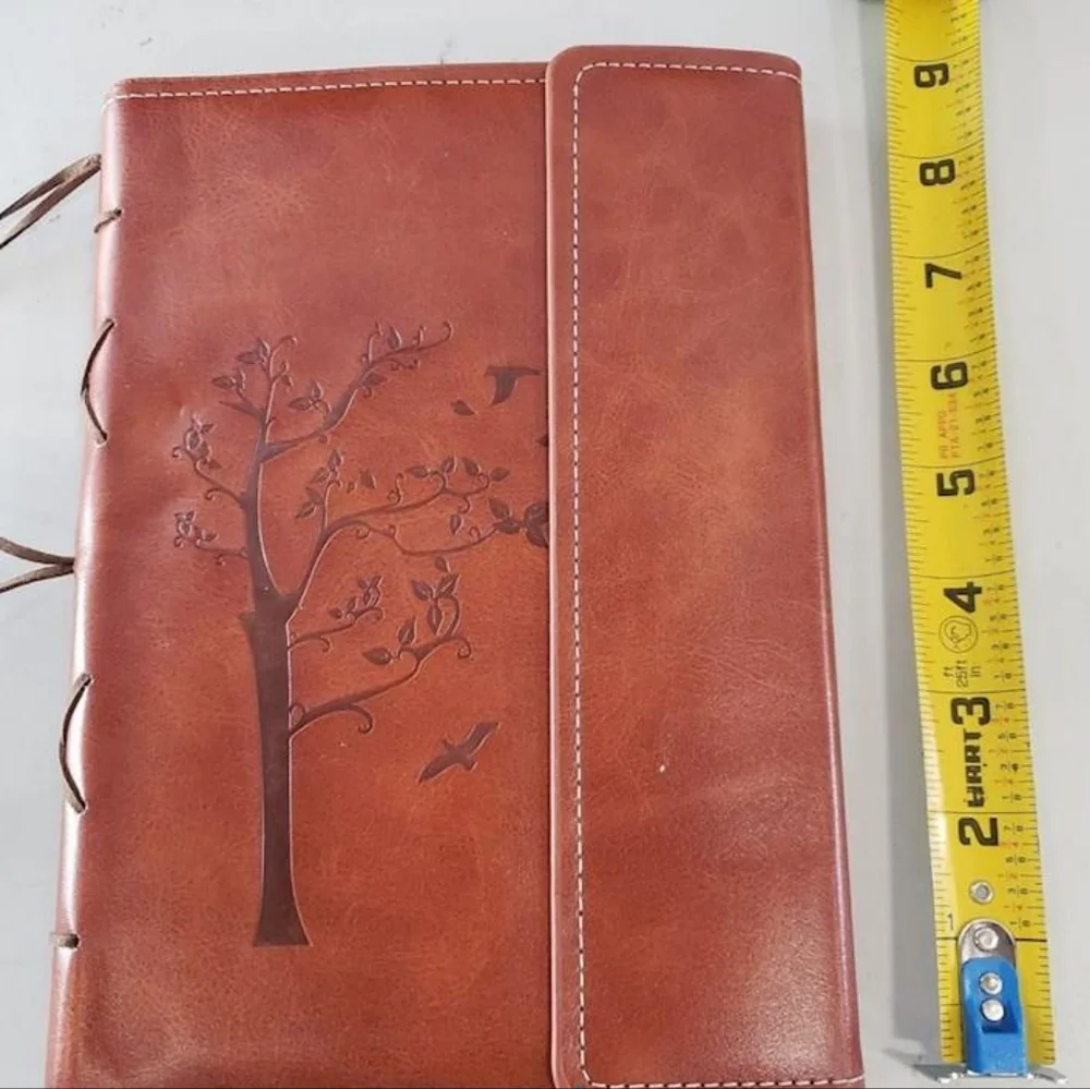 Antique Handmade leather bound sketchbook  9